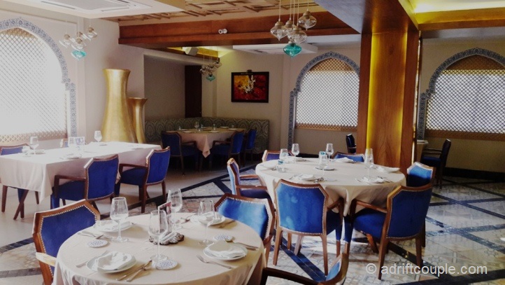 Indoor dining area at Baris.