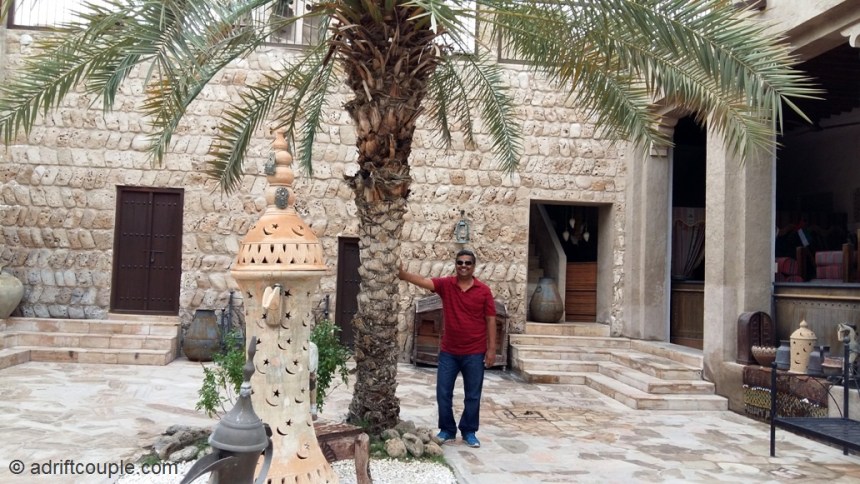 An art gallery in Bastakiya, Bur Dubai