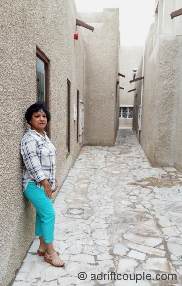 Exploring Bastakiya in Bur Dubai.