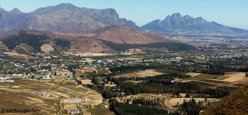 View from Franschhoek Pass